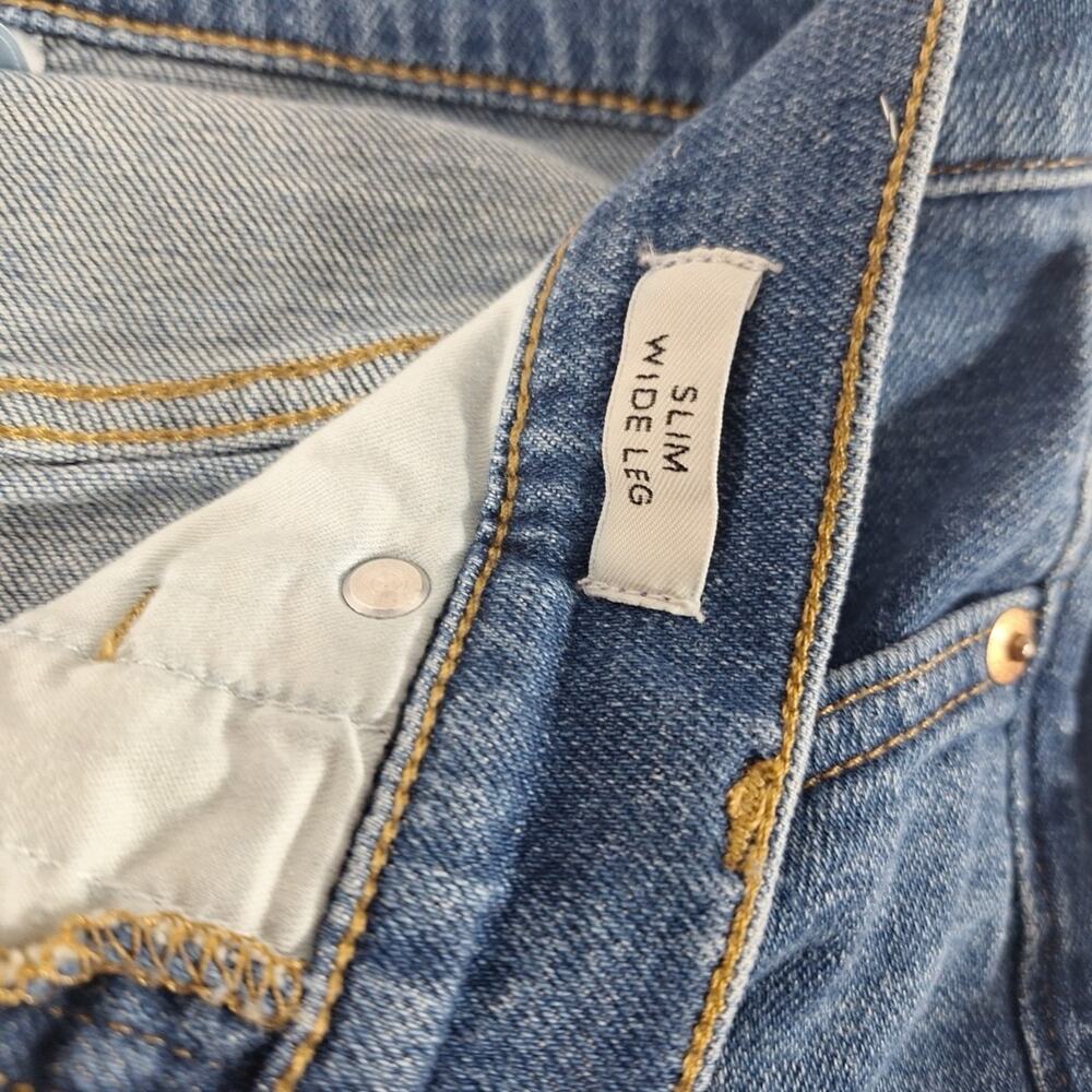 J Crew Jeans Slim Wide Leg Rodeo Wash 29 Womens - Picture 6 of 9